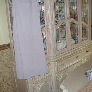 BRIAN BAILEY SLEEVLES TAUPE KNIT DRESS, SQUARE NECKLINE  NEW, SIZE LARGE